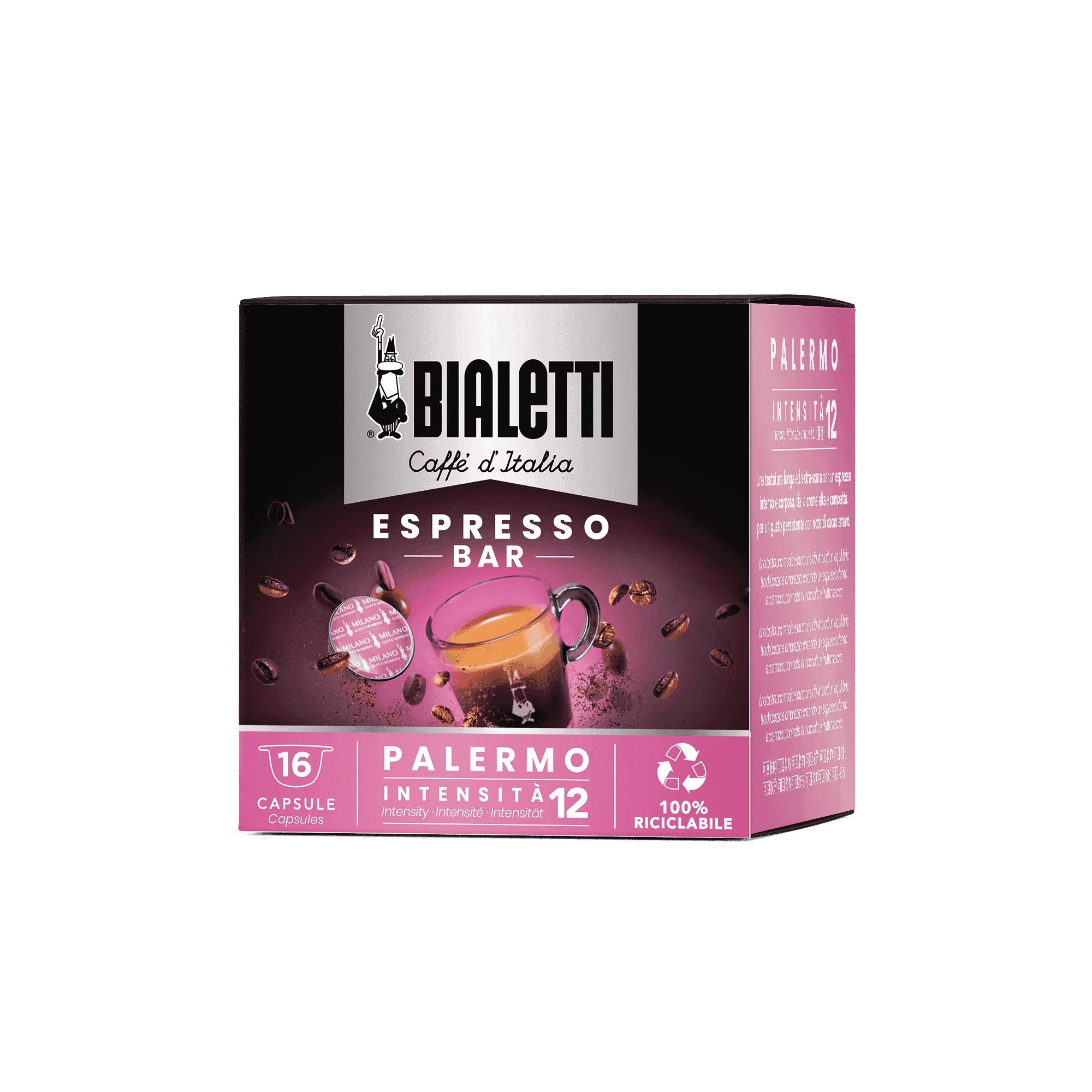 Capsule Bialetti Caffè d'Italia Sistema Chiuso Alluminio