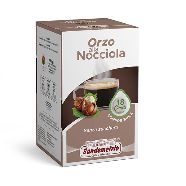 San Demetrio Orzo Gusto Nocciola - 18 Cialde ESE Compatibili