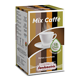 San Demetrio Caffè Mix Gusti Assortiti - 18 Cialde ESE 44mm