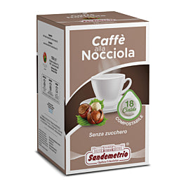 San Demetrio Caffè alla Nocciola - 18 Cialde ESE in Carta Compatibili