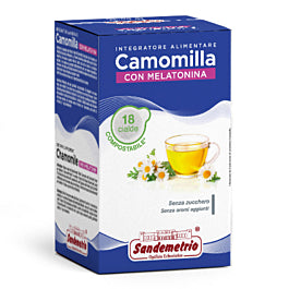 San Demetrio Camomilla con Melatonina - 18 Cialde ESE Relax