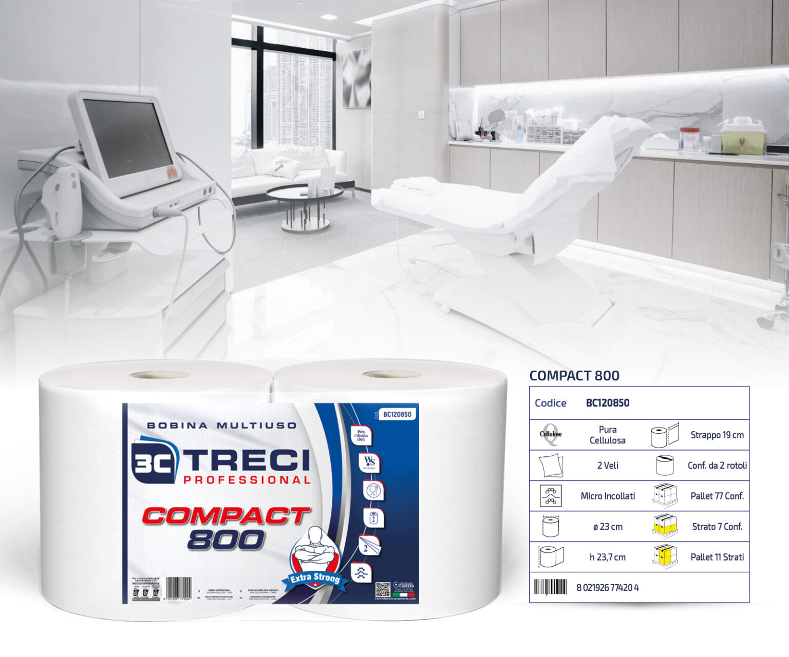 Rotolo Treci Compact 800