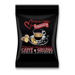 Italian Coffee Caffè e Ginseng - 25 Capsule Che Maraviglia Compatibili Lavazza Espresso Point