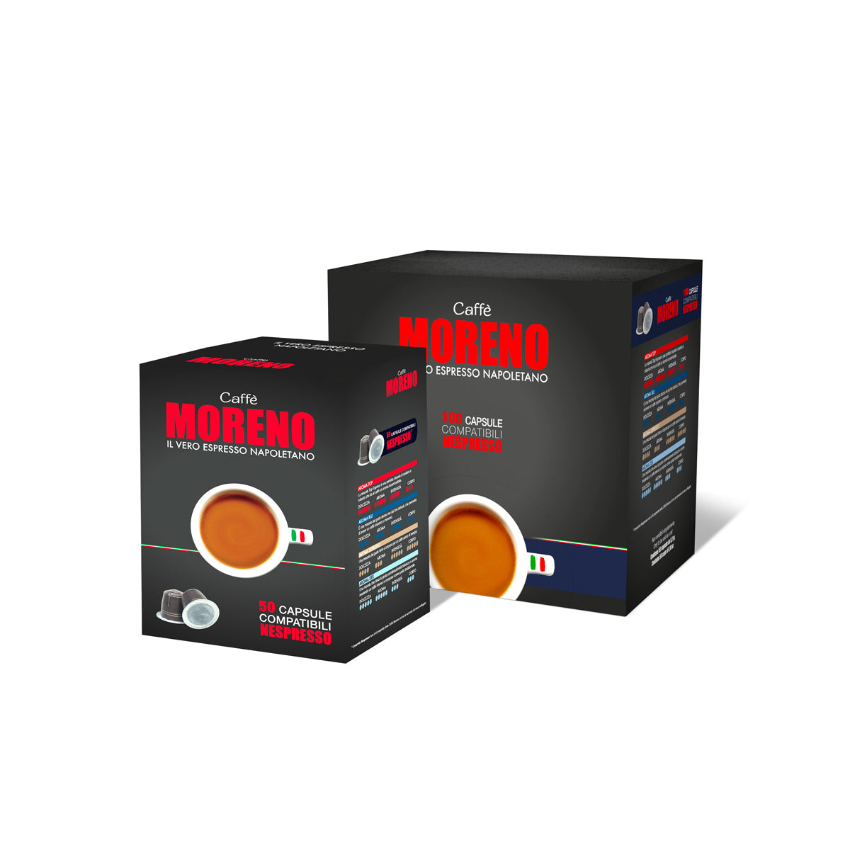 100 Capsule Caffè Moreno NEX Miscela Espresso Bar