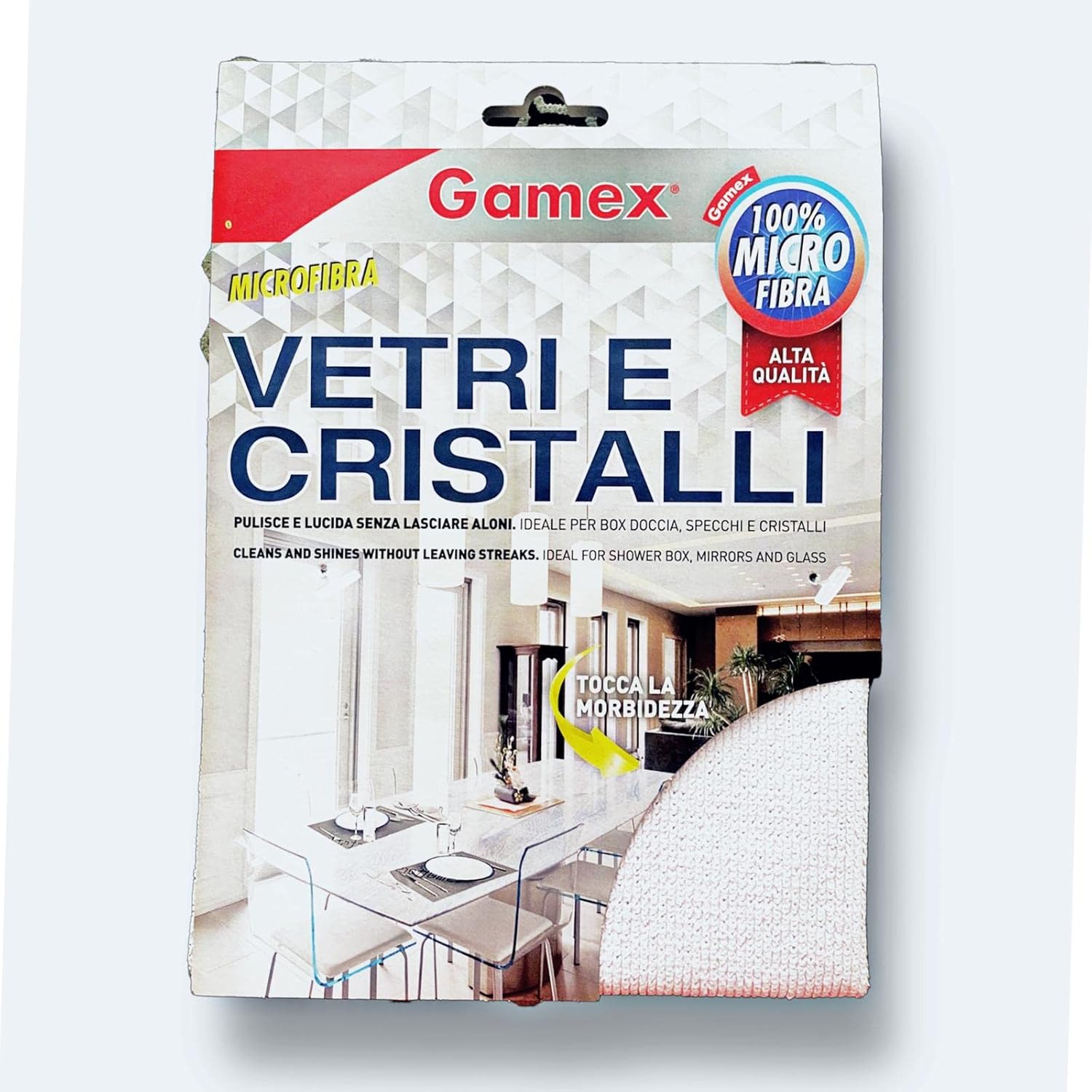Gamex Microspan Vetri Panno Microfibra Cristalli