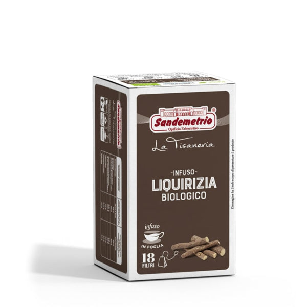 Infuso alla liquirizia in filtro