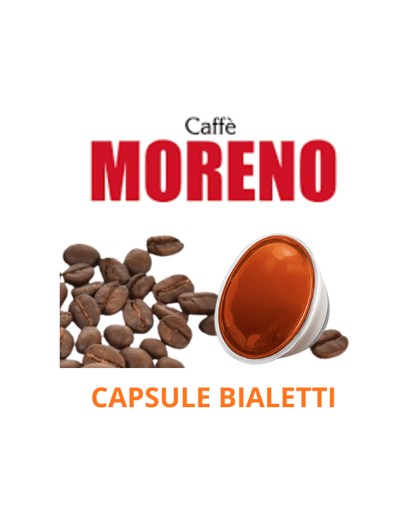 50 Capsule Caffè Moreno Aroma Espresso compatibili Bialetti