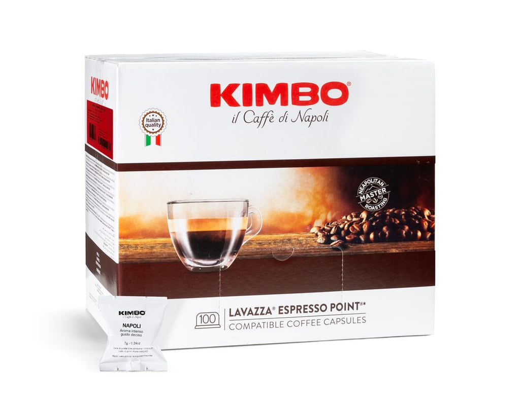 100 capsule Kimbo Napoli compatibili Lavazza Espresso Point