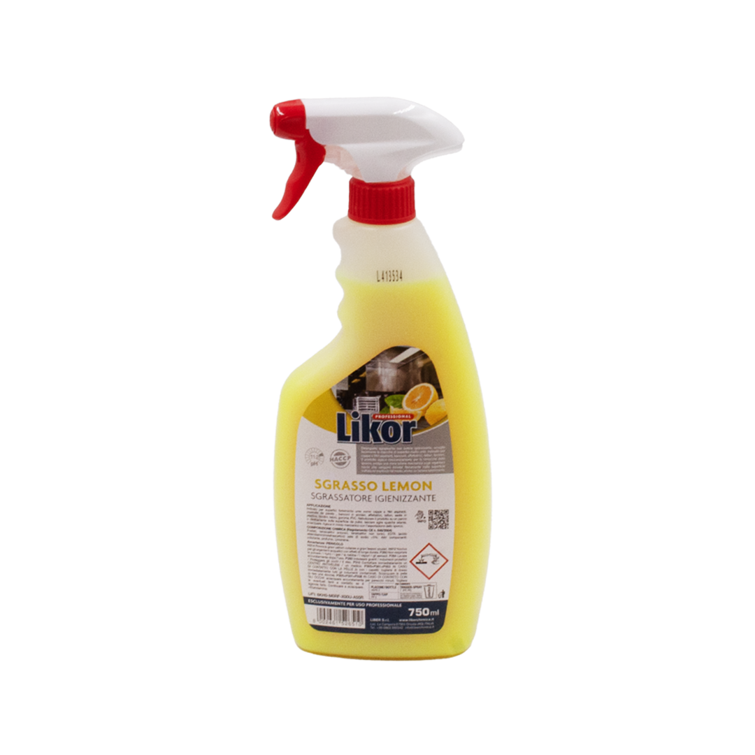 Likor Sgrasso Lemon sgrassatore igienizzante al limone 750 ml