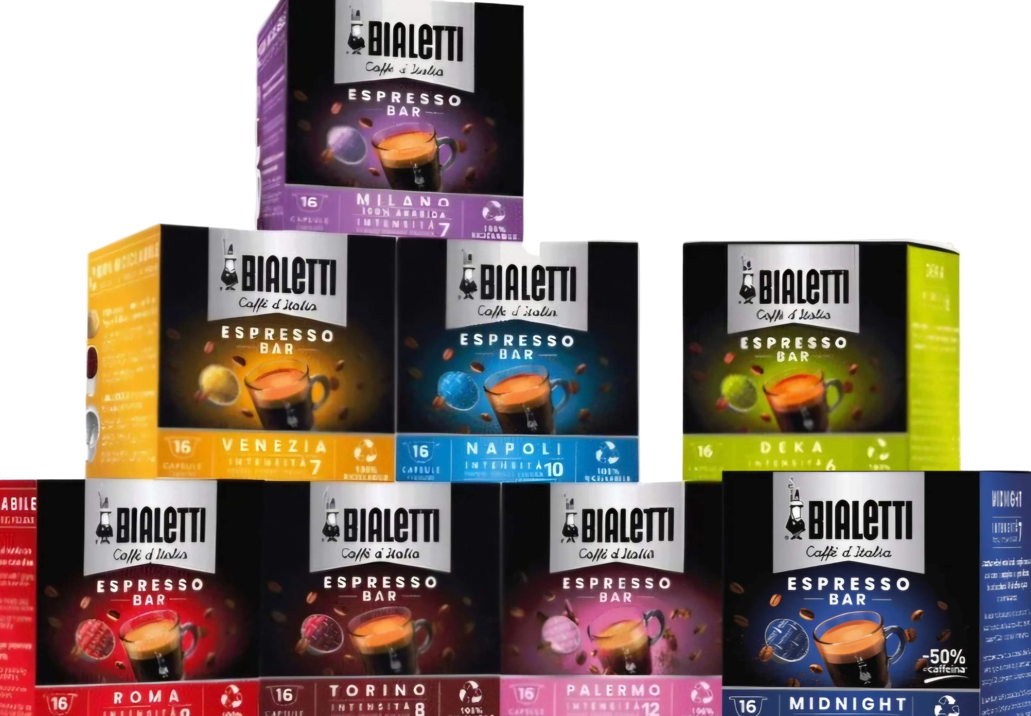 Capsule Bialetti Caffè d'Italia Sistema Chiuso Alluminio