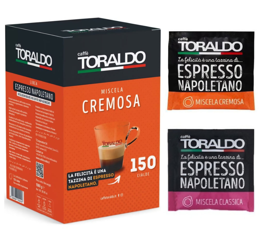 150 cialde Caffè Toraldo ESE 44mm