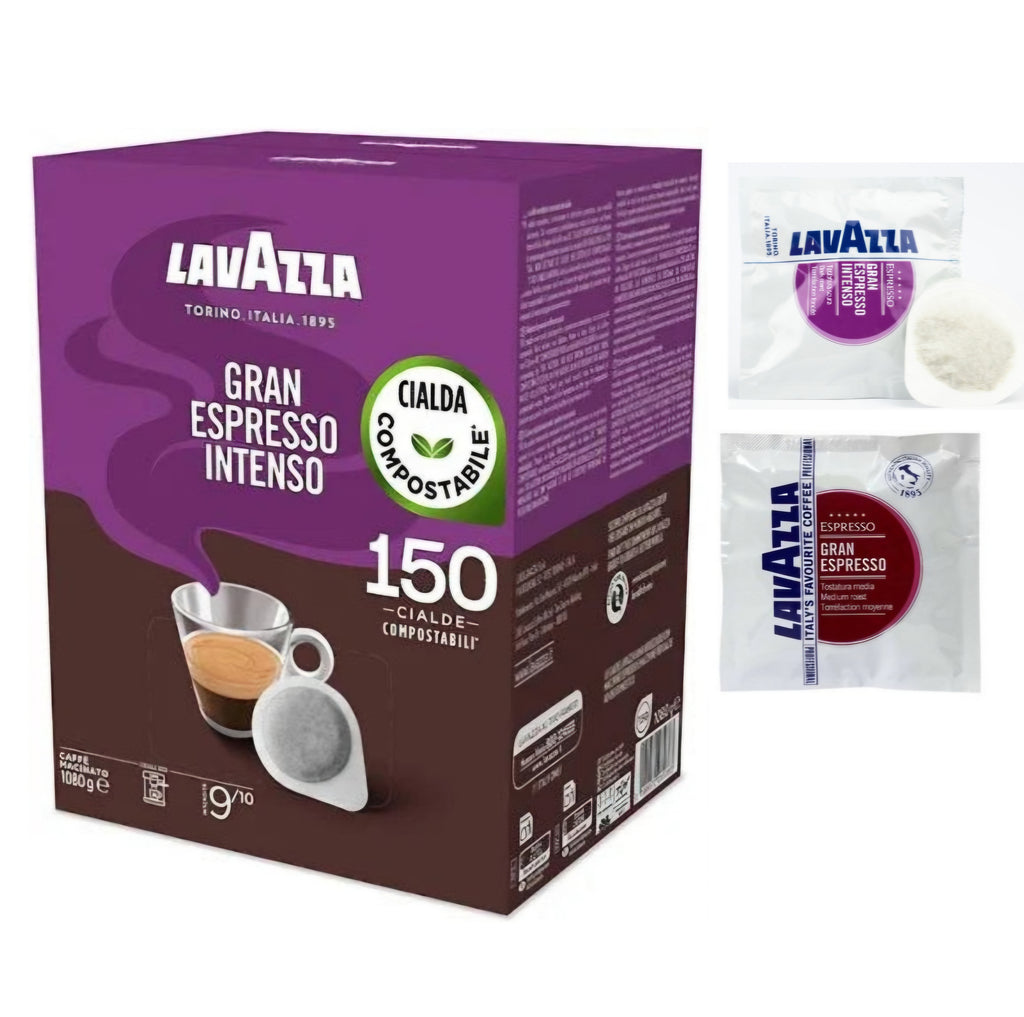 150 Cialde Lavazza Gran Espresso Intenso ESE 44 mm