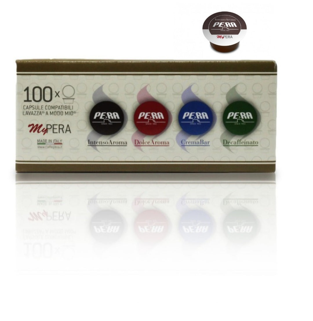 100 capsule compatibili Lavazza A Modo Mio Intenso Aroma Pera