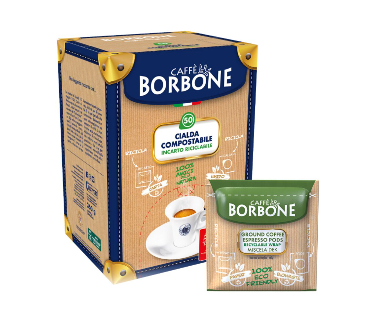 50 Cialde ESE Caffè Borbone compatibili 44 mm