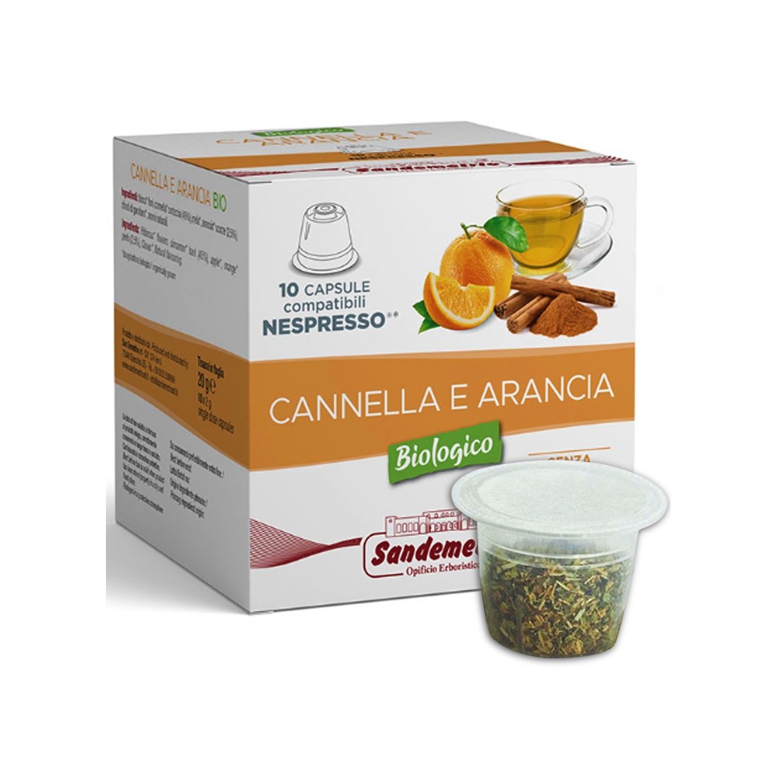 San Demetrio Cannella Arancia Nespresso 10cps