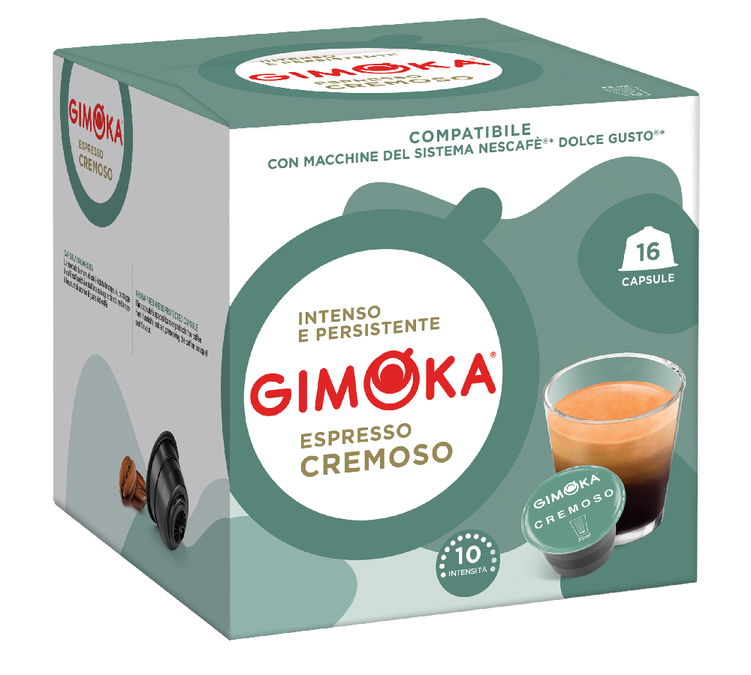 16 capsule Gimoka compatibili Dolce Gusto