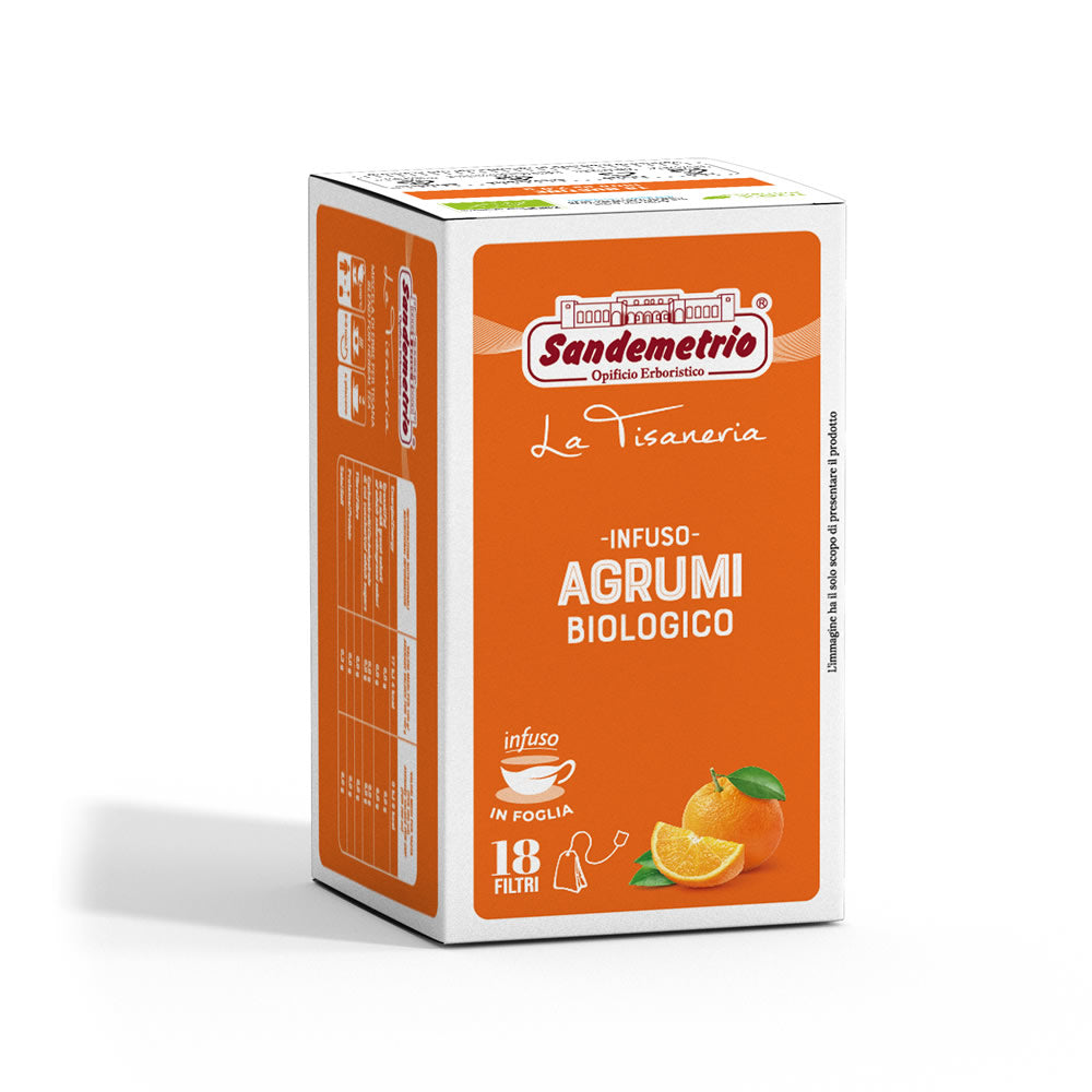 Infuso gusto agrumi in filtro