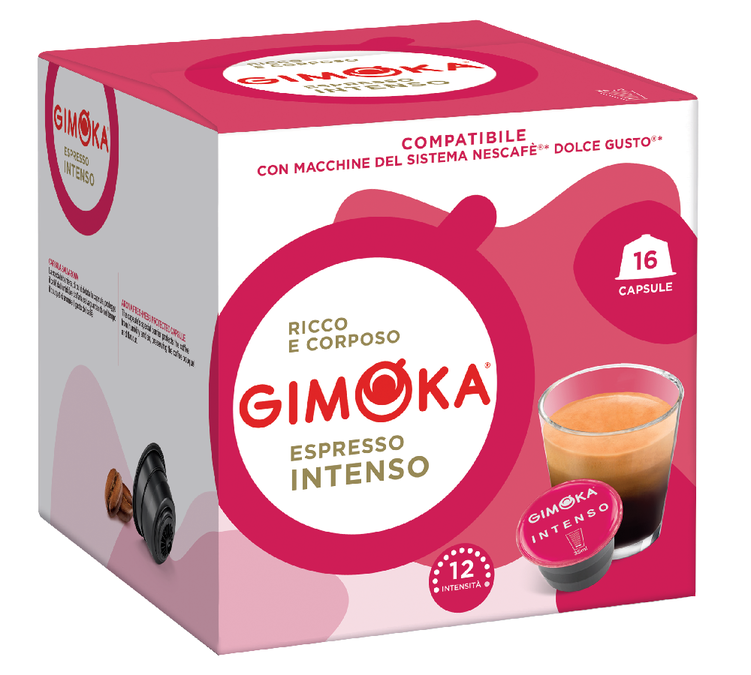 16 capsule Gimoka compatibili Dolce Gusto