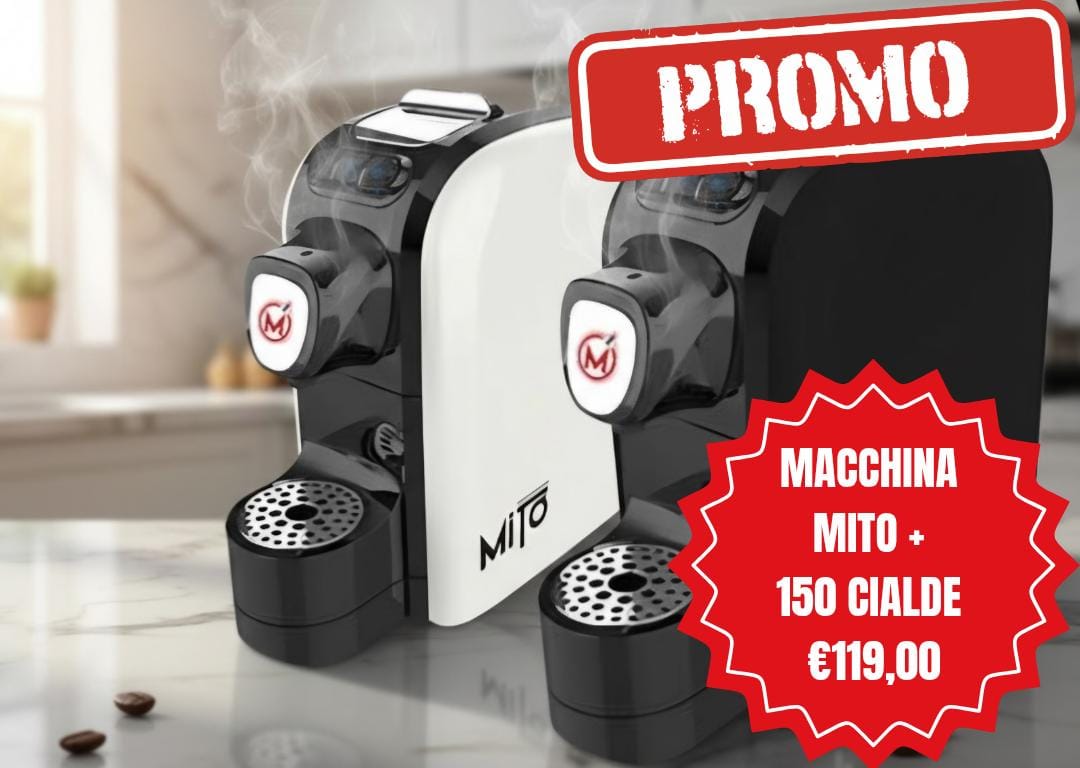 Macchina da Caffè Mito + 150 Cialde Moreno Aroma Espresso