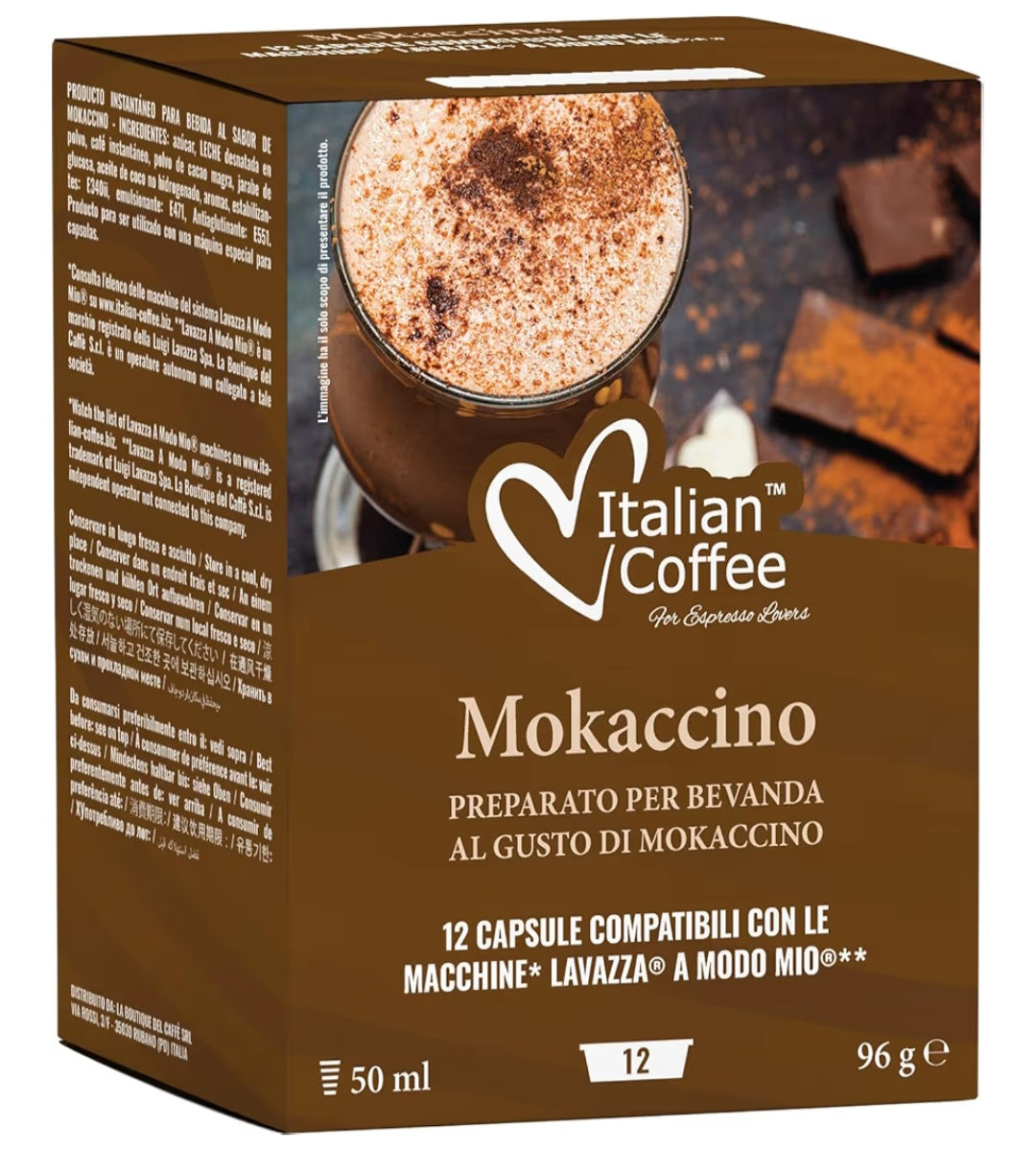 Italian Coffee Mokaccino 12cps A Modo Mio