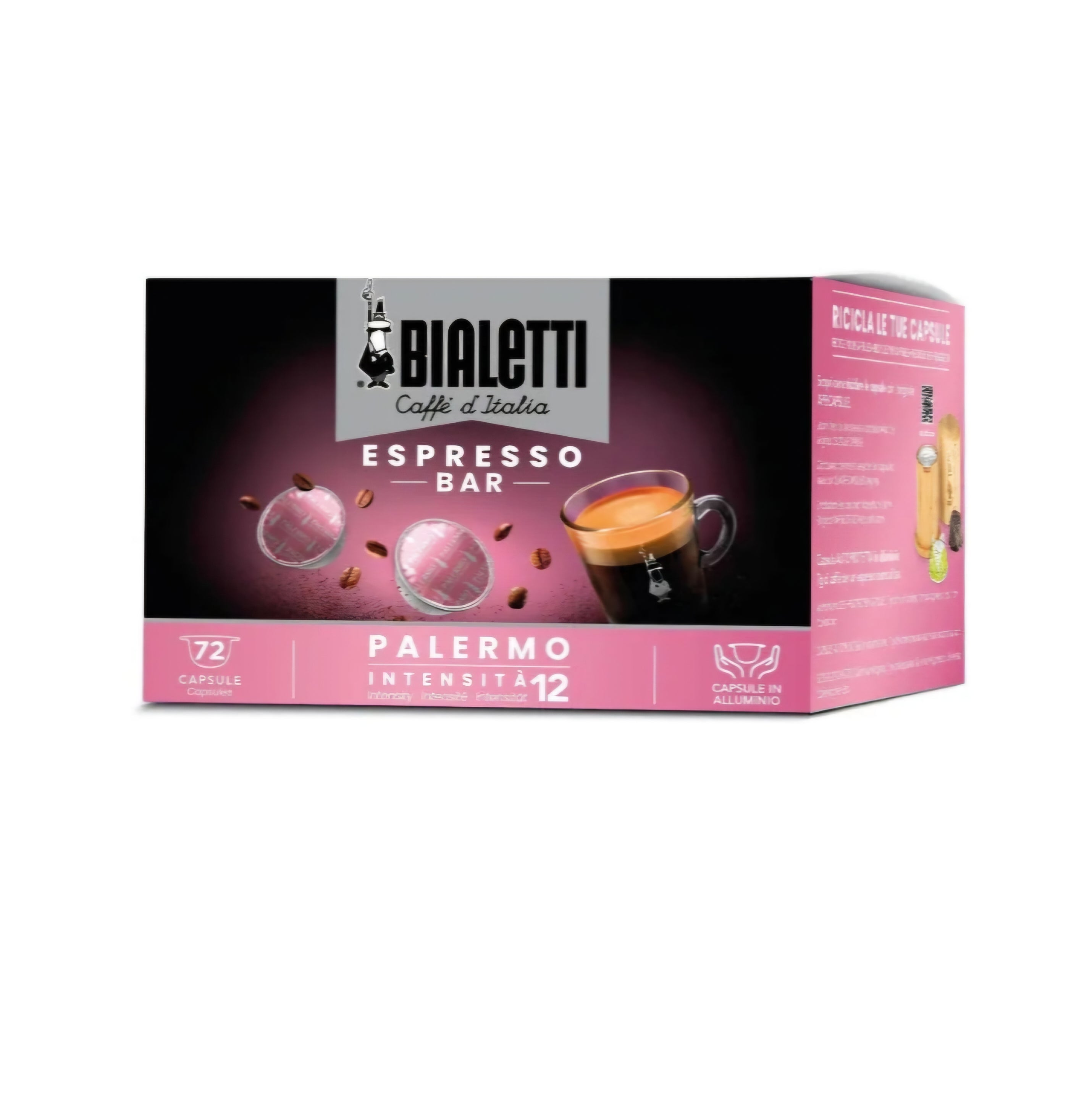 72 Capsule Bialetti Palermo Sistema Chiuso