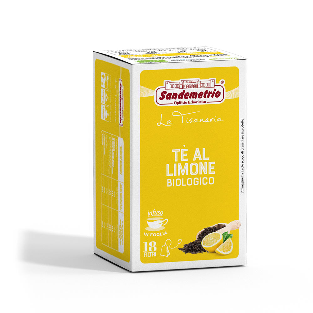 Tè al limone biologico in filtro